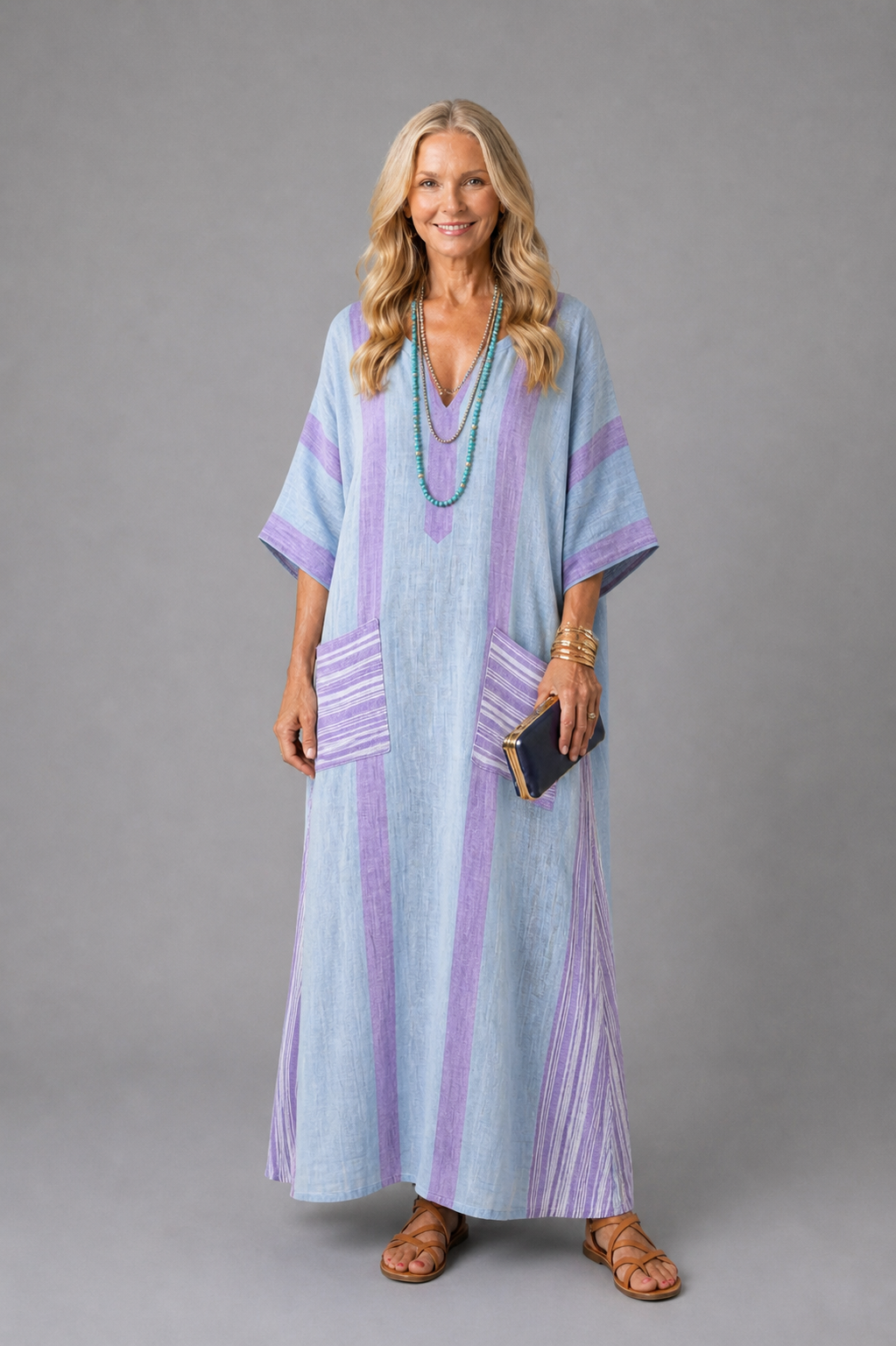 Orien | Pocket Light Flow Midi Dress