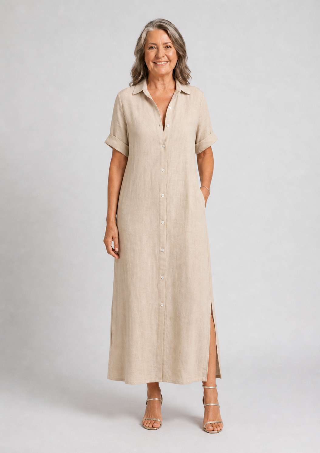 Nara | Relaxed Midi Dress