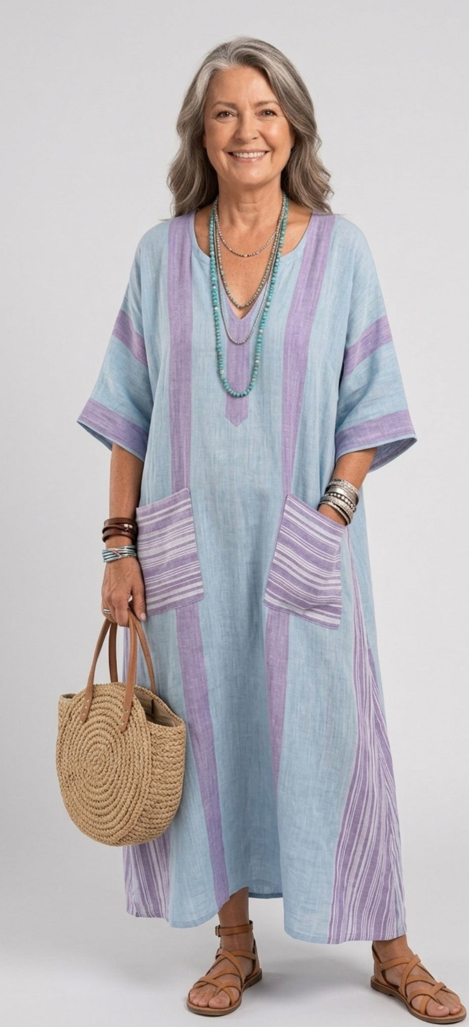Orien | Pocket Light Flow Midi Dress