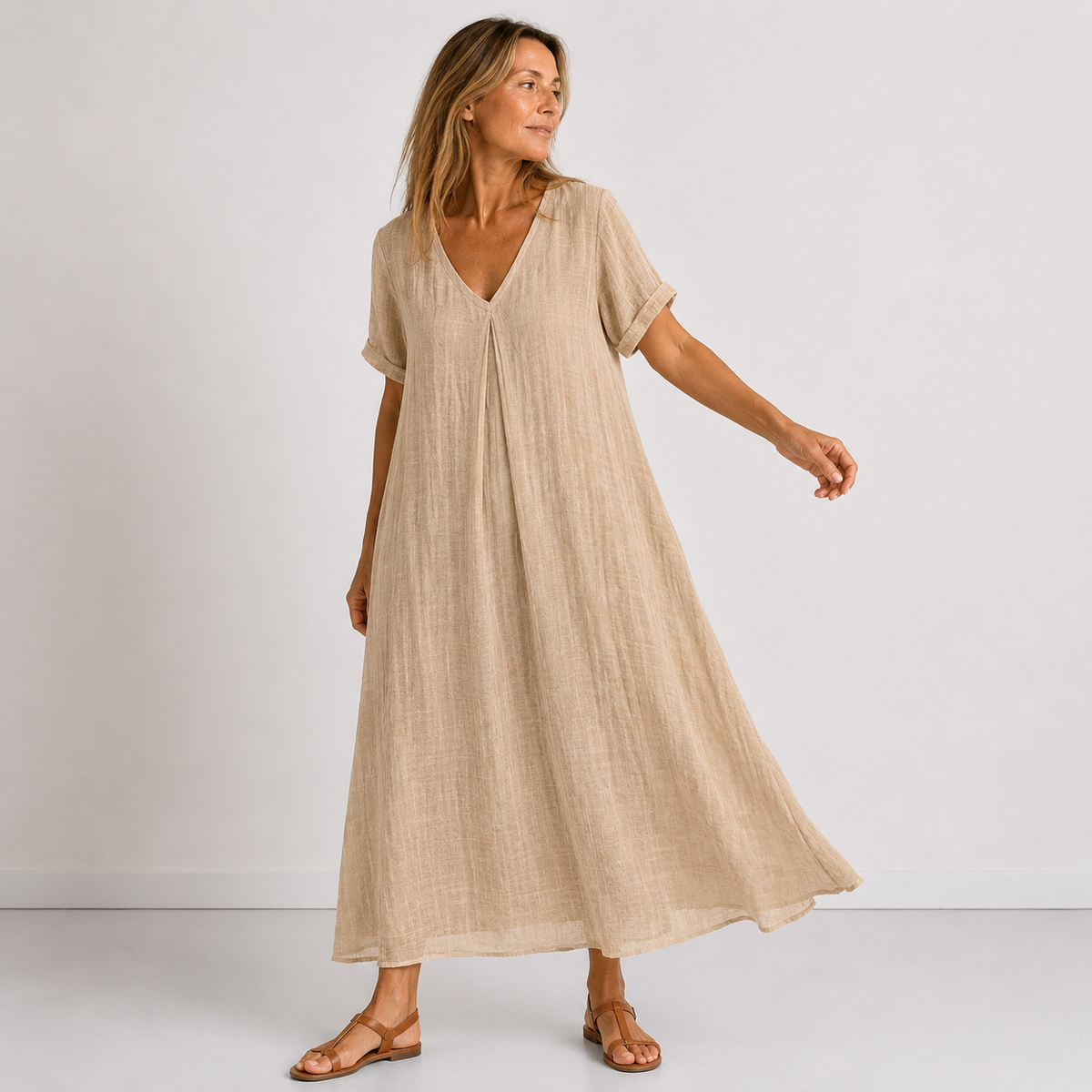 Giuliana | Elegant Flowing Maxi Dress