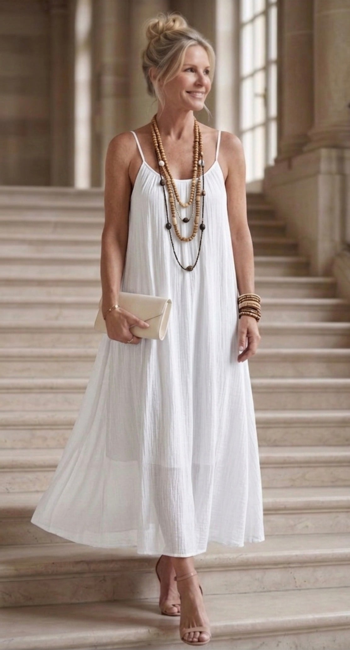 Keira | Natural Flow Maxi Dress