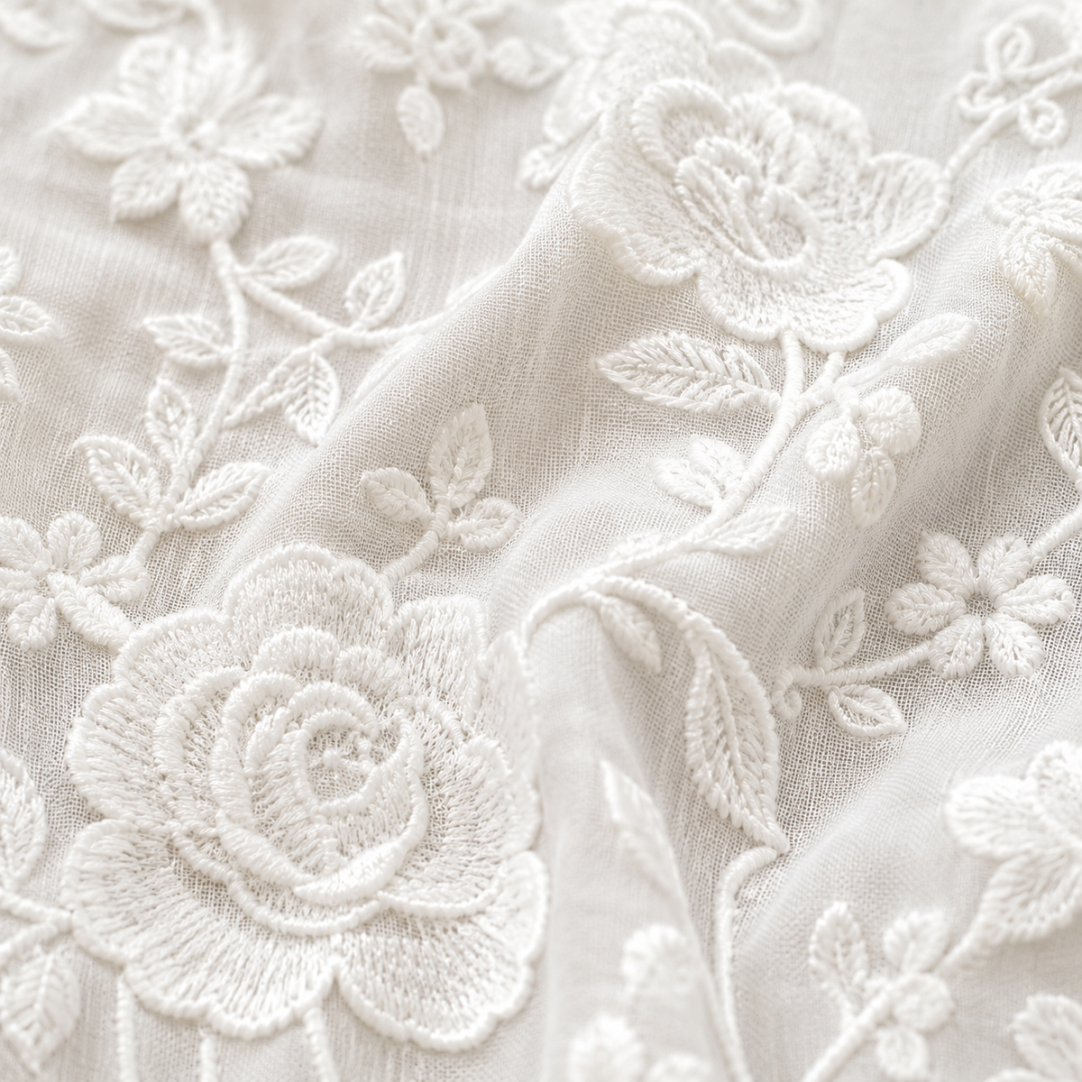 Maxime - White Vintage Floral Print Blouse